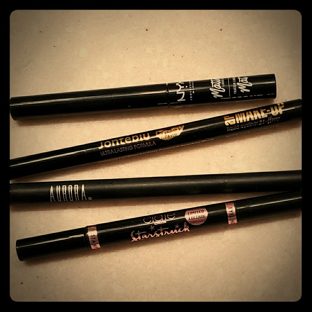 Eyeliners ciate London, Aurora, Jonteblue, NYX